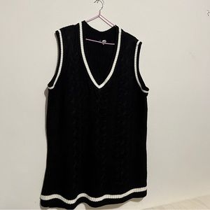 Sweater Dress Sweater Vest